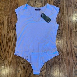 NWT 21 Saints lilac sleeveless‎ bodysuit size large